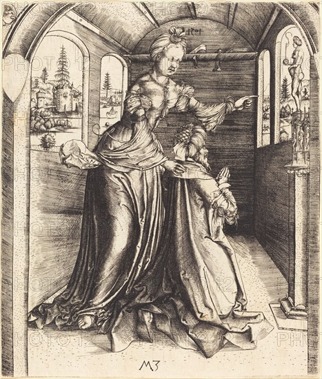 Solomon Worshipping False Gods, 1501. Creator: Master MZ.