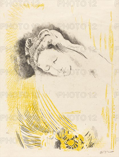 La Sulamite (The Shulamite), 1897. Creator: Odilon Redon.