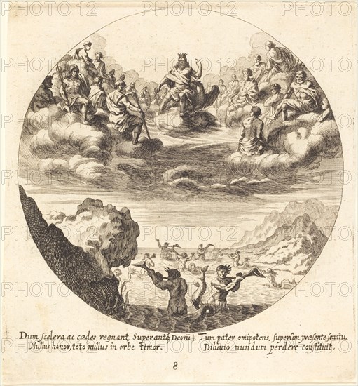 Jove and the Gods, 1665. Creator: Georg Andreas Wolfgang.