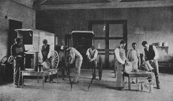 The paint shop, 1904. Creator: Frances Benjamin Johnston.