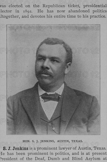 Hon. S.J. Jenkins, Austin, Texas, 1902. Creator: Unknown.