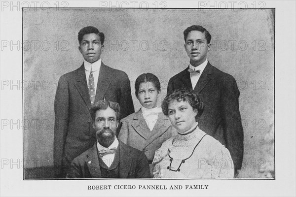 Robert Cicero Pannell and family, 1921. Creator: Unknown.