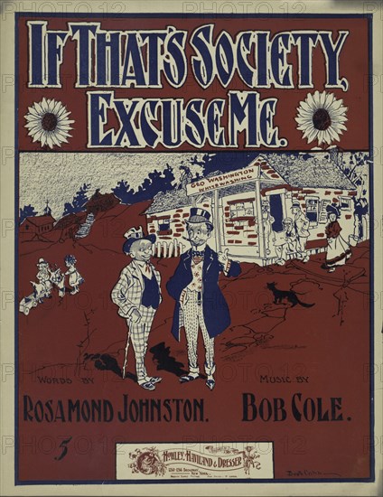 'If that's society, excuse me', 1900. Creator: Bert Cobb.