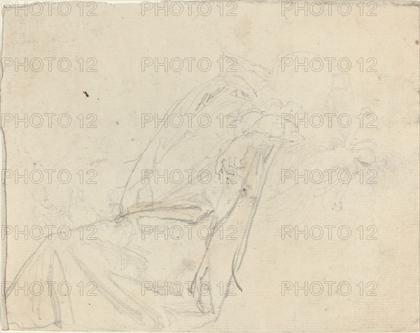 Sheet of Studies [recto and verso]. Creator: John Flaxman.