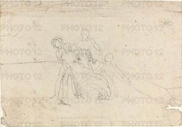 Sheet of Studies [recto and verso]. Creator: John Flaxman.