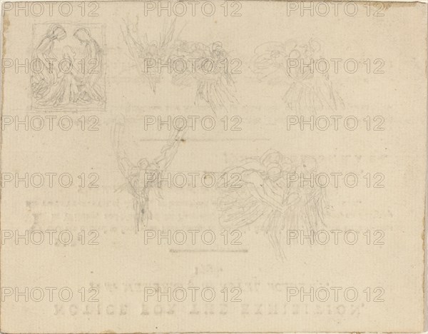 Sheet of Studies, in or after 1798. Creator: John Flaxman.