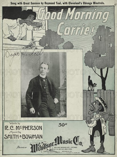 'Good morning Carrie!', 1901. Creators: Unknown, Bushnell.