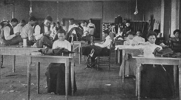 The tailor shop, 1904. Creator: Frances Benjamin Johnston.