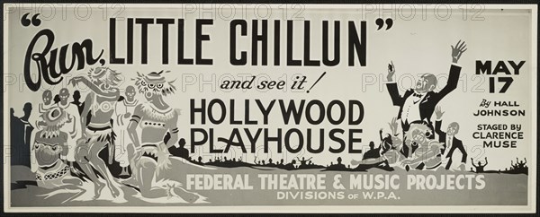 Run, Little Chillun, Los Angeles, [193-]. Creator: Unknown.