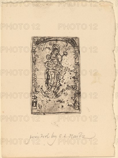 Madonna and Child, probably 15th century. Creator: Unknown.