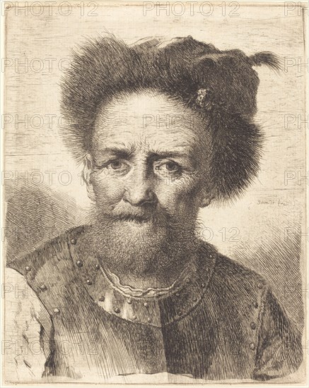 The Old Soldier, c. 1750. Creator: Georg Friedrich Schmidt.