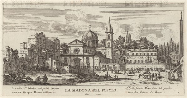La Madona del Popolo, 1640-1660. Creator: Israel Silvestre.