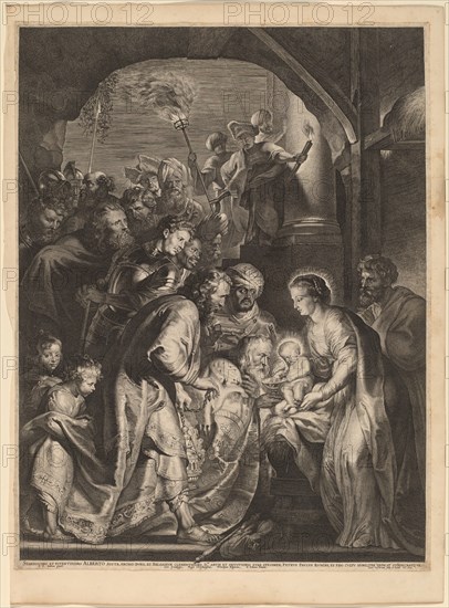 The Adoration of the Magi, 1620. Creator: Lucas Vorsterman.