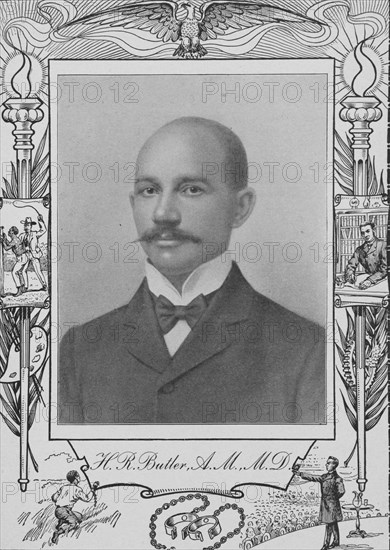 H. R. Butler, A. M., M. D. [recto], 1902. Creator: Unknown.