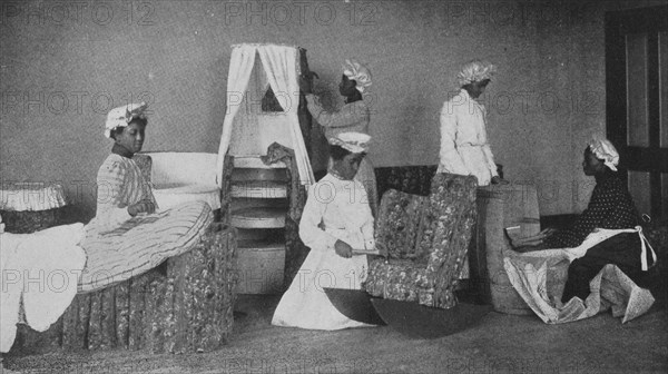 Barrel furniture, 1904. Creator: Frances Benjamin Johnston.