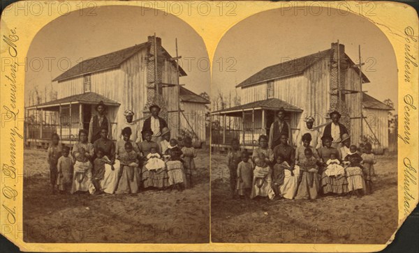 Colored group, Florida, c1850-c1930. Creator: A. D. Bonney.