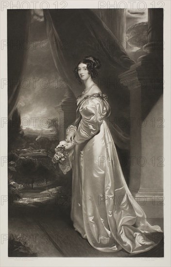 The Duchess of Richmond, 1842. Creator: George Raphael Ward.