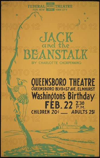 Jack and the Beanstalk, New York, [1930s]. Creator: Unknown.