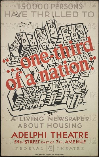 One Third of a Nation, Philadelphia, 1938. Creator: Unknown.