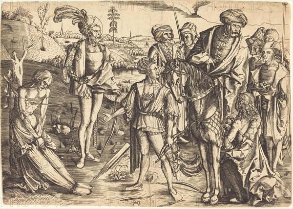 The Testing of the King's Sons, c. 1500. Creator: Master MZ.