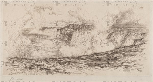 Niagara?From the Canadian Side, 1885. Creator: Thomas Moran.