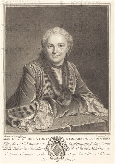 Marie Gallelise de la Fontaine. Creator: Louis Michel Petit.