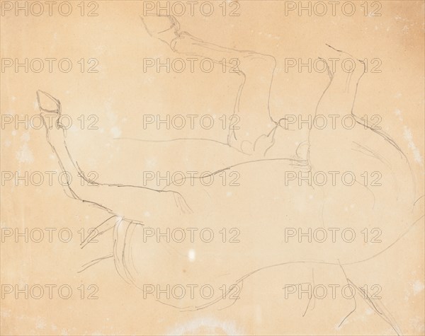 Study of a Horse [verso], after 1807. Creator: William Etty.