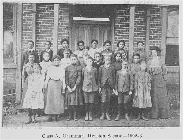 Class A, Grammar, Division Second- 1902-3. Creator: Unknown.