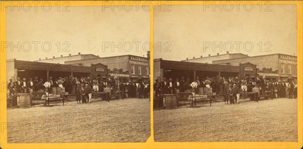 Dodges Auction, Jacksonville, Fla., c1870. Creator: Unknown.