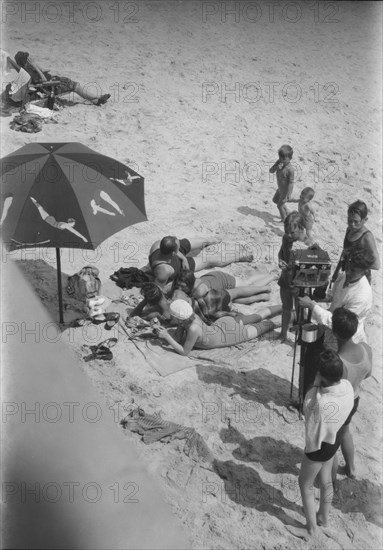 New York City views, Long Beach, 1927 Creator: Arnold Genthe.