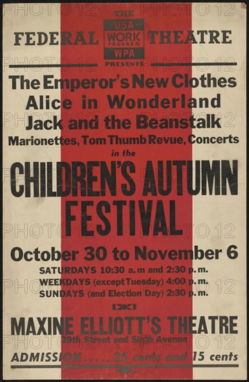 Children's Autumn Festival, New York, 1937. Creator: Unknown.