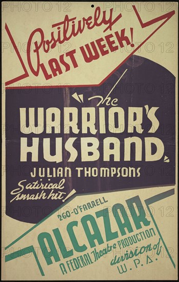 The Warrior's Husband, San Francisco, 1937. Creator: Unknown.