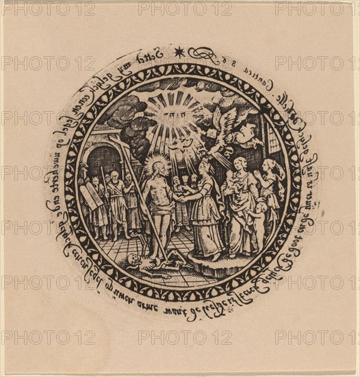 Triumphant Christ with Prophets and Saints. Creator: Unknown.