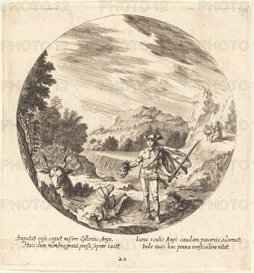 Mercury Killing Argus, 1665. Creator: Georg Andreas Wolfgang.