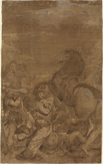 The Conversion of Saint Paul, 17th century. Creator: Unknown.