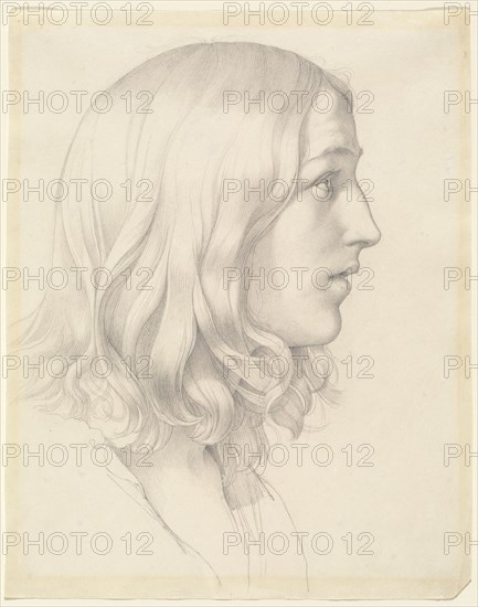 Head of a Young Man, c. 1818. Creator: Gustav Heinrich Nacke.