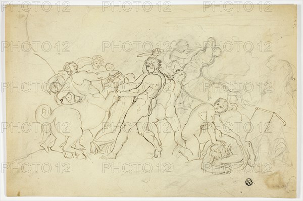 Battle of Lapiths and Centaurs, n.d. Creator: Joshua Cristall.