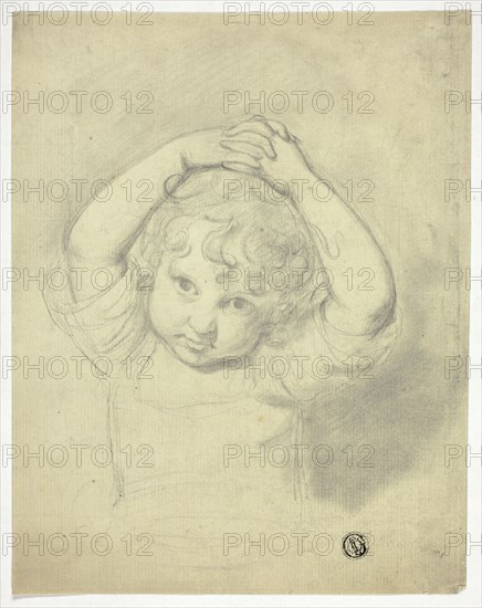 Child Holding Hands above Head, n.d. Creator: Samuel de Wilde.