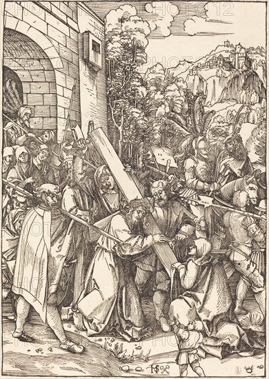 Christ Bearing the Cross. Creator: Hans Schäufelein the Elder.