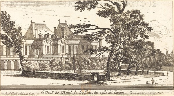 Veue de l'Hostel de Soissons, 1652. Creator: Israel Silvestre.