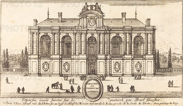 L'Hostel de Vandosme a Paris, 1652. Creator: Israel Silvestre.