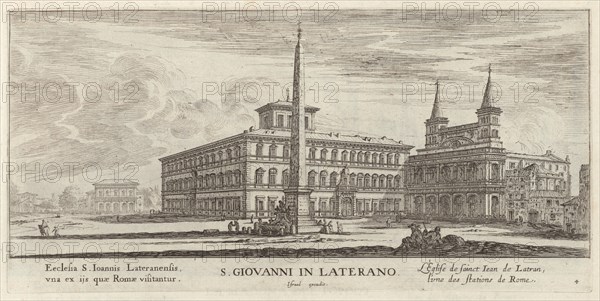 S. Giovanni in Laterano, 1640-1660. Creator: Israel Silvestre.