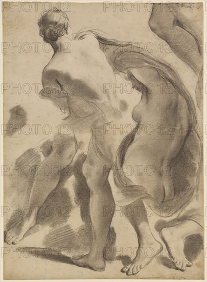 Studies of Female Nudes, 1785/1790. Creator: Gaetano Gandolfi.