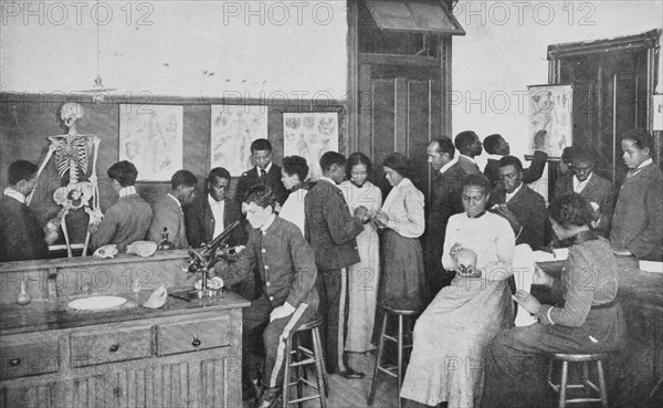 Class in physiology, 1904. Creator: Frances Benjamin Johnston.