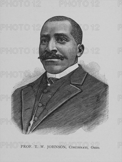 Prof. T. W. Johnson, Cincinnati, Ohio, 1888. Creator: Unknown.