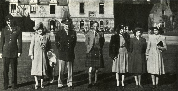 'Guests at Balmoral', October 1946, (1947).  Creator: Unknown.