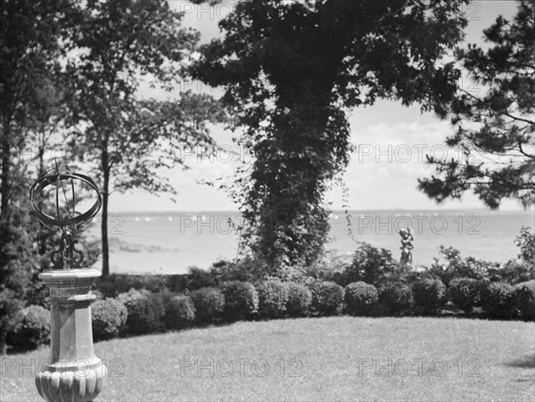 Edge, Charles N., garden, 1933 June 18. Creator: Arnold Genthe.