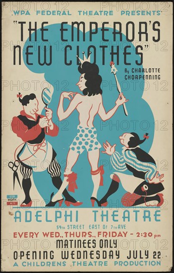 The Emperor's New Clothes, New York, [1930s]. Creator: Unknown.