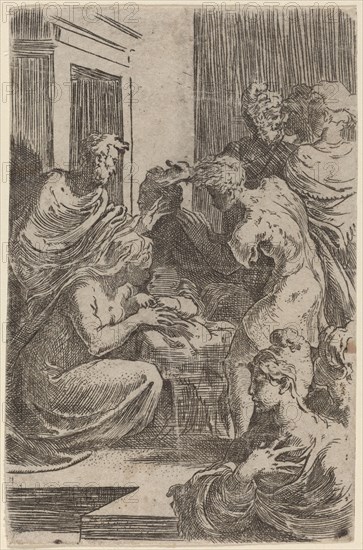 The Adoration of the Shepherds, c. 1527. Creator: Parmigianino.