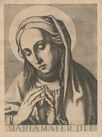 Bust of the Virgin, 1606/1607. Creator: Raffaello Schiaminossi.